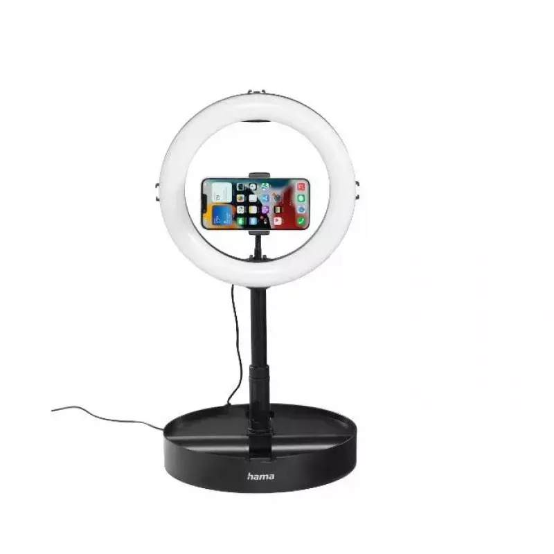Hama SpotLight FoldUp 102 II LED-rengasvalosarja älypuhelimille, taitettava (00004658)