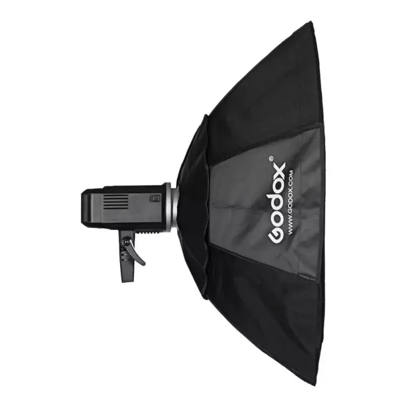 Softbox Godox SB-FW140 musta nylon diffuusoreilla ja hunajakennolla