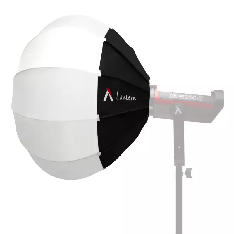 Aputure Lantern 90 musta valkoinen 90 cm diffuusiopeite jousikehikko
