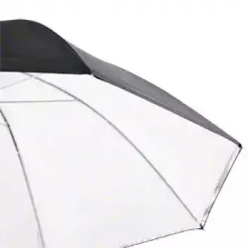Walimex sateenvarjo 17655 musta valkoinen halkaisija 109 cm paino 395 g
