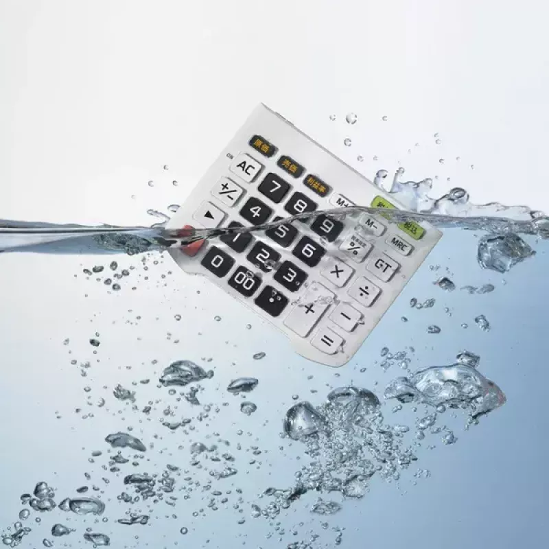 Finanssilaskin Casio WD-320MT pöytämalli 12-numeroinen musta valkoinen
