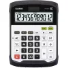 Finanssilaskin Casio WD-320MT pöytämalli 12-numeroinen musta valkoinen