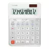 Pöytälaskin Casio DE-12E-WE peruslaskin 12-numeroinen valkoinen