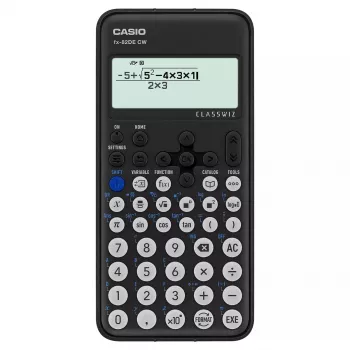 Tieteislaskin Casio FX-82DE CW 12-numeroinen paristokäyttöinen musta