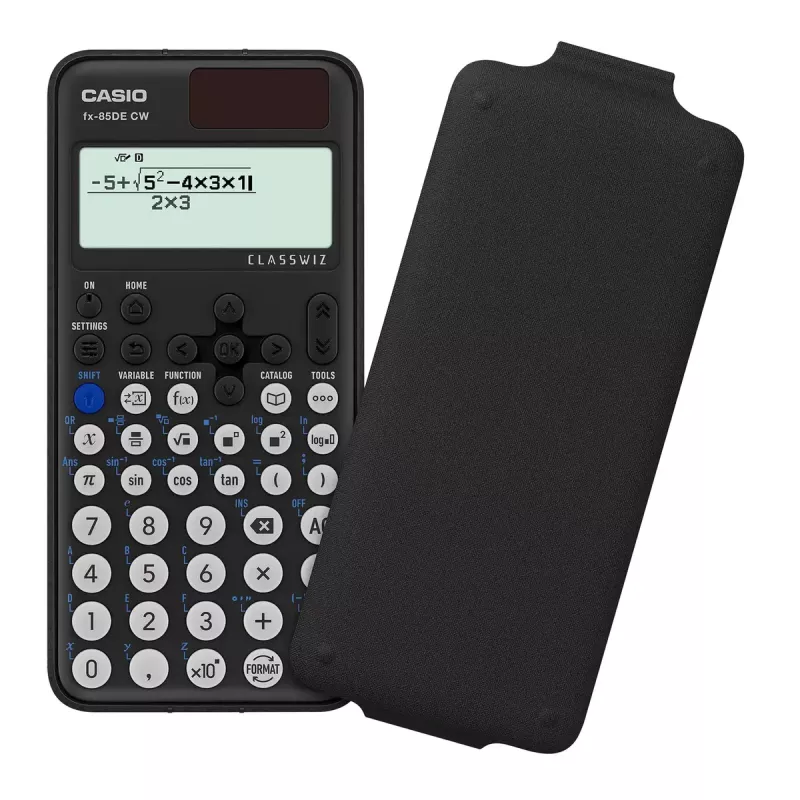 Tieteislaskin Casio FX-85DE CW taskulaskin 12 numeroa musta