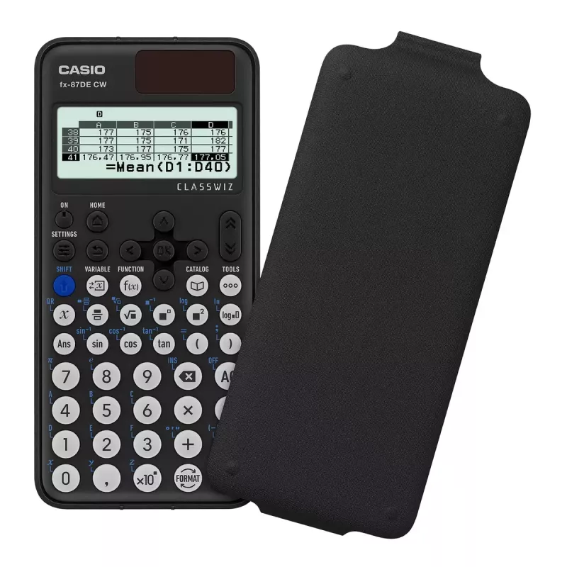 Tieteislaskin Casio ClassWiz FX-87DE CW 12-numeroinen musta