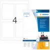 Itseliimautuvat tulostetarrat HERMA pullotarrat A4 Inkjet 90x120 mm