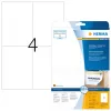 Uudelleen irrotettavat tarrat HERMA 5082 A4 105x148 mm valkoinen