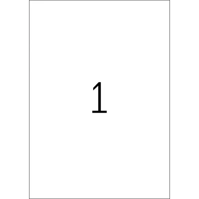 Itseliimautuva tulostetarra HERMA Labels Premium A4 210x297 mm