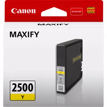 Mustekasetti Canon PGI-2500 Y 9,6 ml keltainen