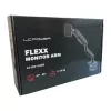 Näyttöteline LC-Power LC-EQ-A49B 124,5 cm musta puristin 20 kg
