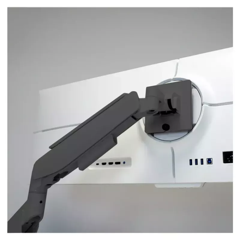 Näyttöteline LC-Power LC-EQ-A49B 124,5 cm musta puristin 20 kg