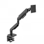 Näyttöteline LC-Power LC-EQ-A49B 124,5 cm musta puristin 20 kg