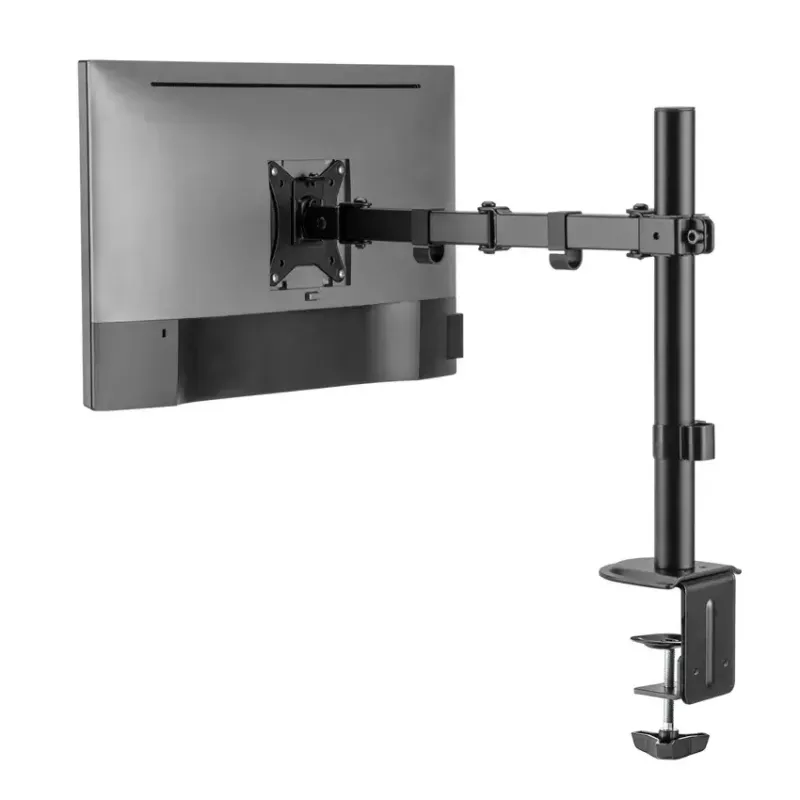 Näyttöteline LC-Power LC-EQE-A32B 32 tuuman musta puristin 9 kg