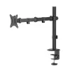 Näyttöteline LC-Power LC-EQE-A32B 32 tuuman musta puristin 9 kg
