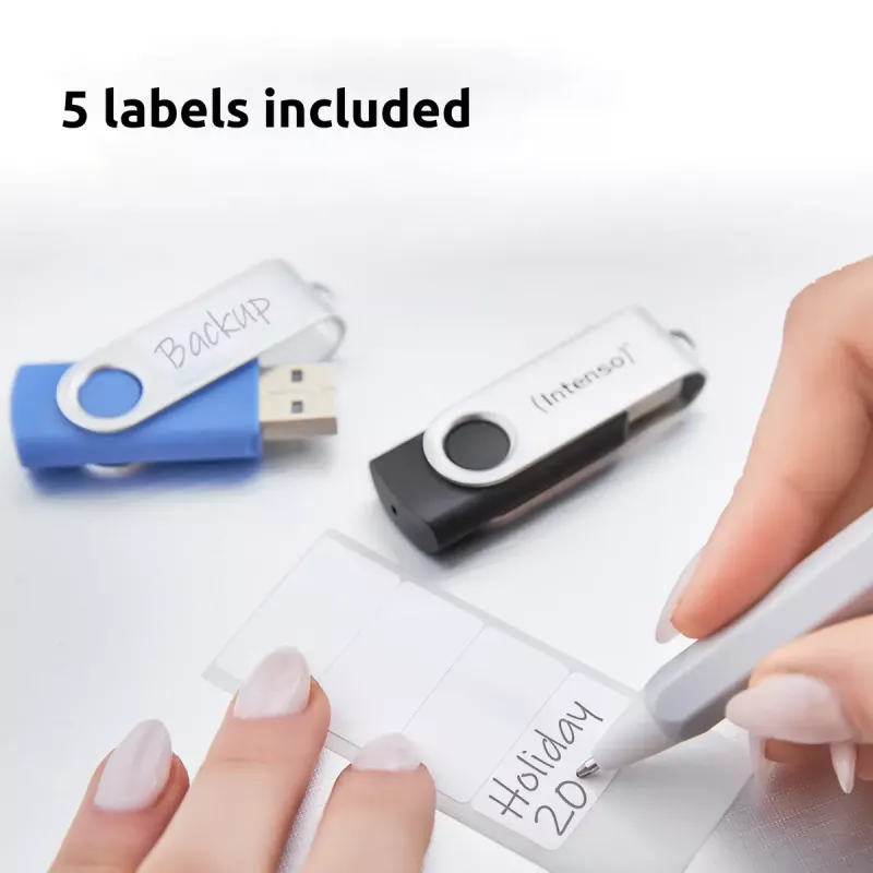 INTENSO Office Line USB-muistitikku monipakkaus 5×64 GB, USB-A, USB 3.2 Gen 1, Swivel, monivärinen