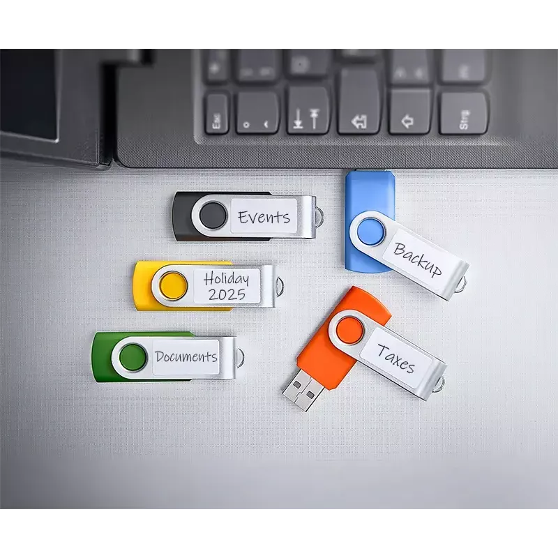 INTENSO Office Line USB-muistitikku monipakkaus 5×64 GB, USB-A, USB 3.2 Gen 1, Swivel, monivärinen