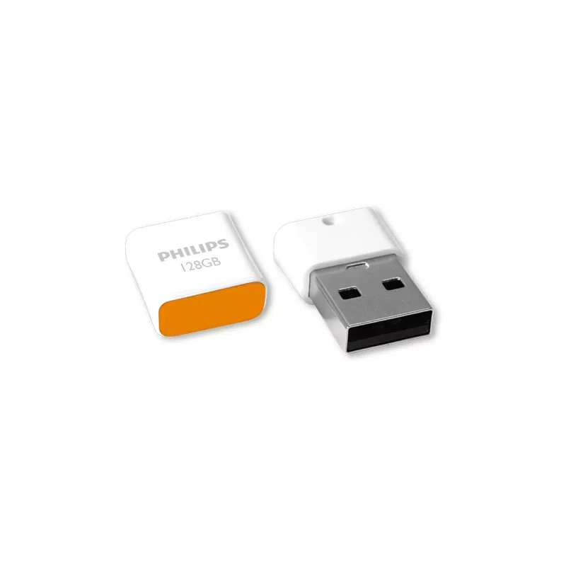 Philips Pico USB-muistitikku 128 GB USB Type-A 2.0 oranssi, valkoinen