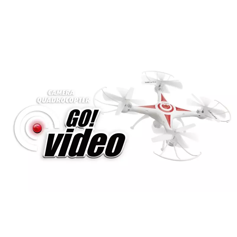 Revell 23858 kameradrooni quadrocopter GO! VIDEO 2.4 GHz RTF punainen/valkoinen