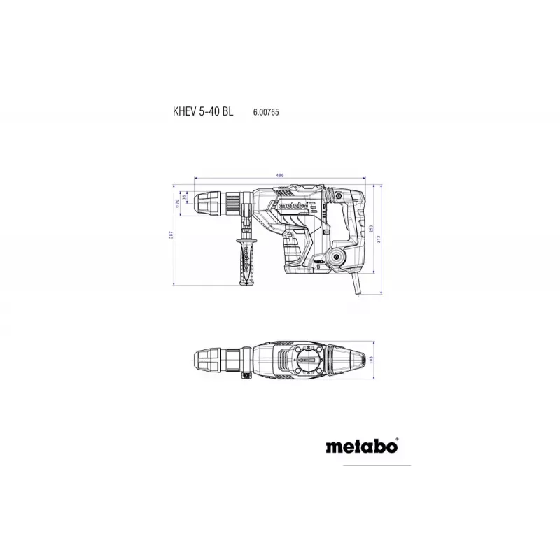 Metabo KHEV 5-40 BL poravasara