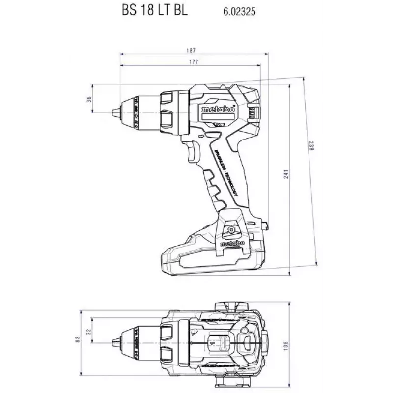 Iskuruuvinväännin Metabo 602325840 musta litium-ioni 400 mm