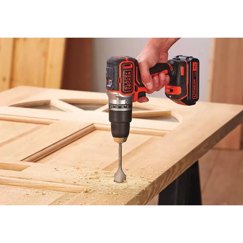 Akkuruuvinväännin Black & Decker BL188KB-QW 18V Lithium, oranssi