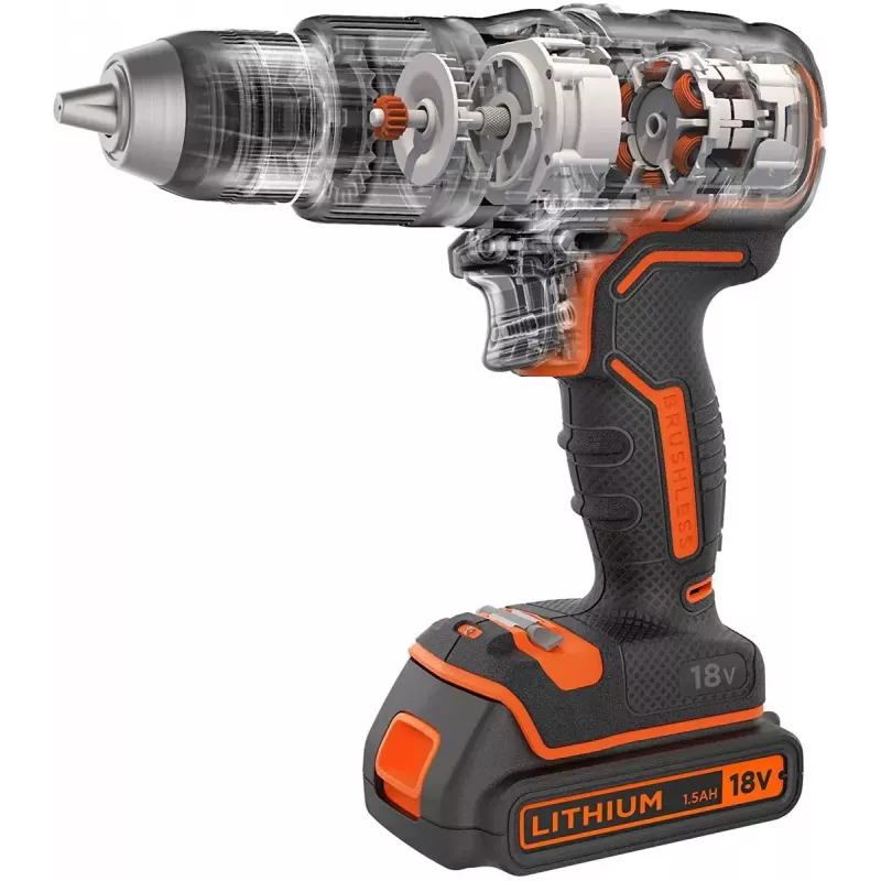 Akkuruuvinväännin Black & Decker BL188KB-QW 18V Lithium, oranssi