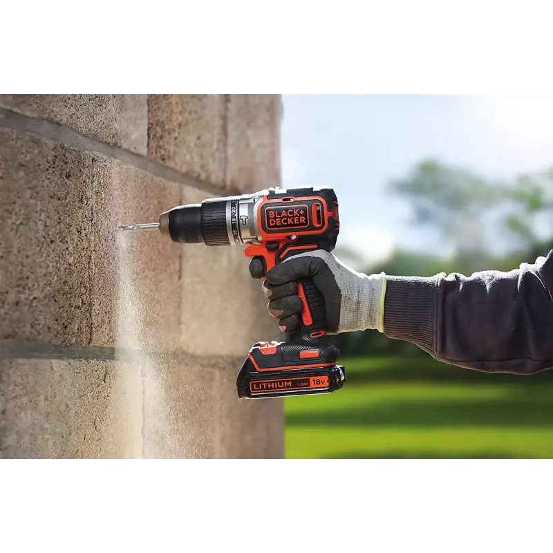 Akkuruuvinväännin Black & Decker BL188KB-QW 18V Lithium, oranssi