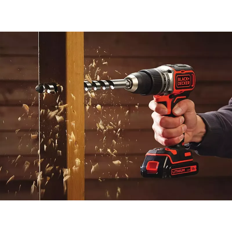 Akkuruuvinväännin Black & Decker BL188KB-QW 18V Lithium, oranssi