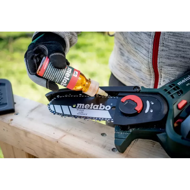 Metabo MS 18 LTX 15 akkukäyttöinen moottorisaha, 18 V, 1x 2,0 Ah