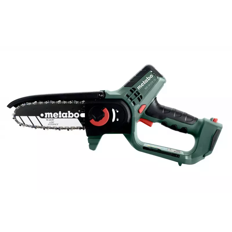 Metabo MS 18 LTX 15 akkukäyttöinen moottorisaha, 18 V, 1x 2,0 Ah