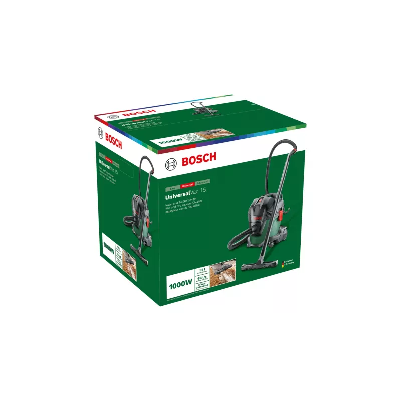 Bosch UniversalVac 15 musta, vihreä 15 L 1000 W