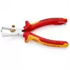 Knipex 11 06 160 T eristetyt kuorintapihdit avautumisjousella, 160 mm