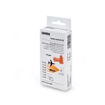 uvex com4-fit kertakäyttöiset korvatulpat 33 dB, 15 paria (2112131)