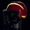 Turvapäähine Uvex 9774238 suuritiheyspolyeteeni HDPE punainen keltainen