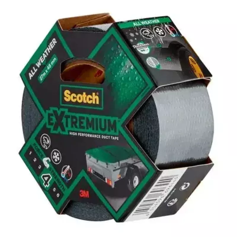 3M Extremium Tape harmaa 27,4 m niputtaminen korjaus vedenpitävä
