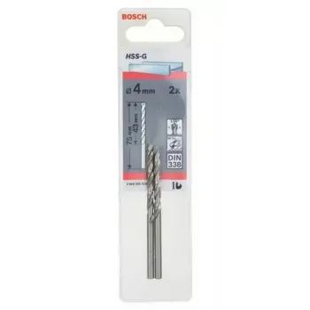 Kierreporanterä Bosch metalliporanterä HSS-G DIN 338 4 mm 2 kpl