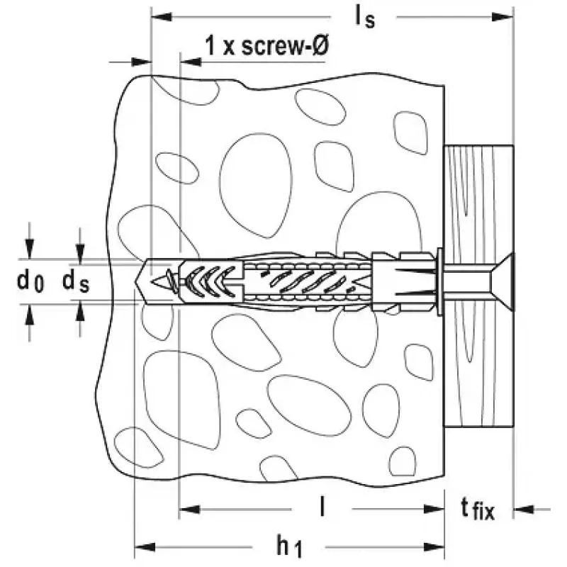 Yleisproppu Fischer UX vihreä 10 x 60 R