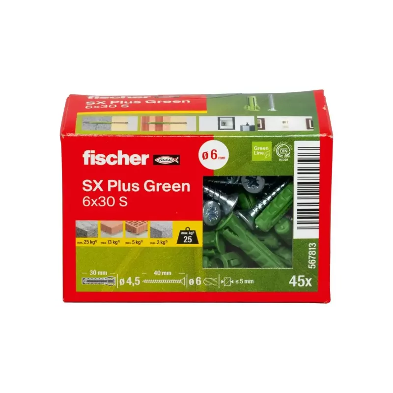Ruuri- ja proppusarja Fischer 567813 45 kpl vihreä
