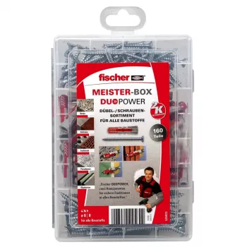 Laajeneva ankkuri Fischer MEISTER-BOX DUOPOWER + ruuvit