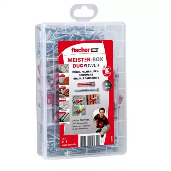 Laajeneva ankkuri Fischer MEISTER-BOX DUOPOWER + ruuvit