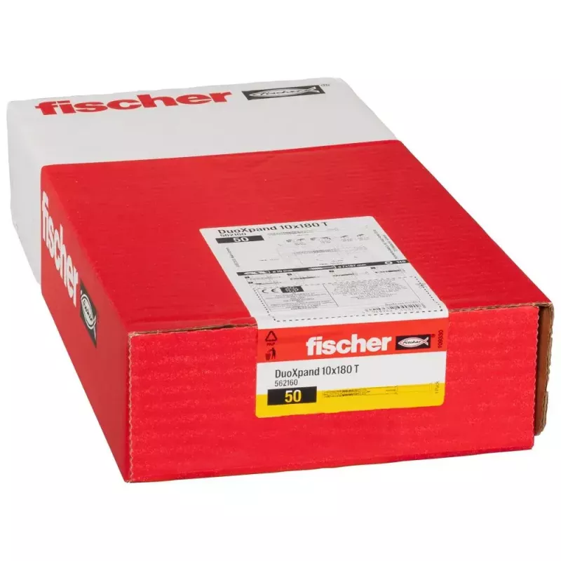 Laajeneva ankkuri Fischer 562160 180 mm nailon 50 kpl