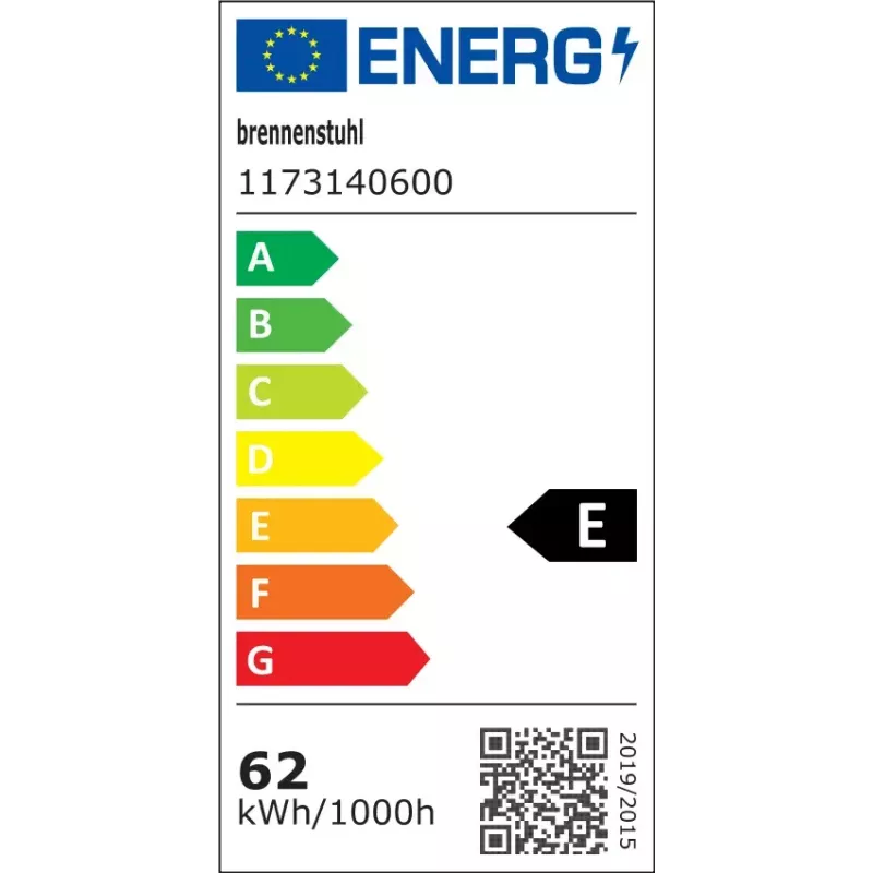 Valonheitin Brennenstuhl 1173140600 musta 60 W LED IP65