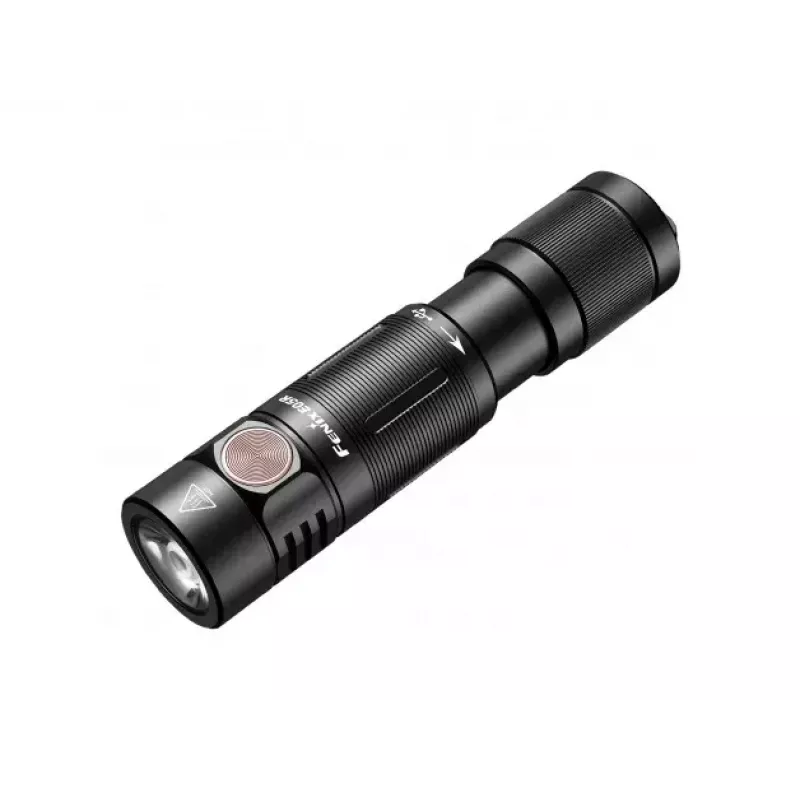 Fenix E05R taskulamppu musta käsitaskulamppu LED duralumiini IP68 30 h