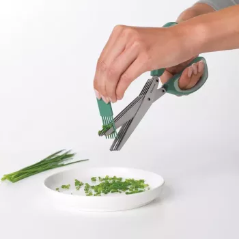 Keittiösakset Brabantia Tasty+ 225 mm vihreä yrtit