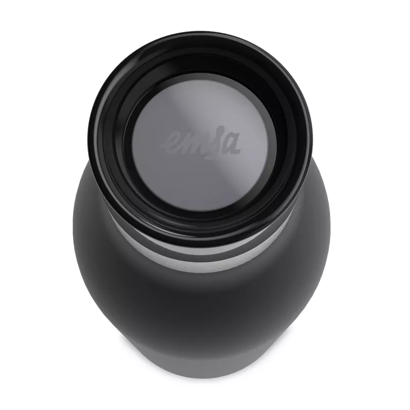 EMSA Bludrop Color N31109 päivittäiseen käyttöön 700 ml ruostumaton teräs musta