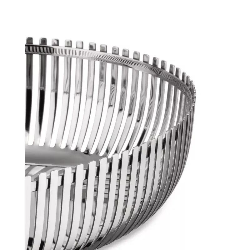 Alessi PCH06/26 soikea kori, kiillotettu ruostumaton teräs, 26 cm