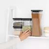 Neliömäinen muovirasialaatikko Brabantia Tasty+
