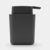 Brabantia 302503 keittiön saippua-annostelija, tummanharmaa