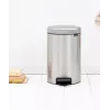 Roskis Brabantia 112041 12 L pyöreä ruostumaton teräs
